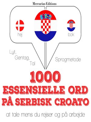 cover image of 1000 essentielle ord i serbisk croato